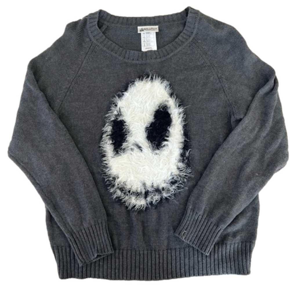 Disney Authentic Nightmare Before Christmas Jack Skeleton Sweater Size Junior XL